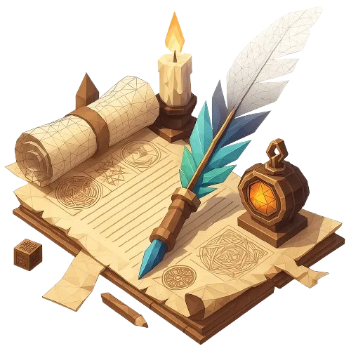 3D model representing journal and blogging concept