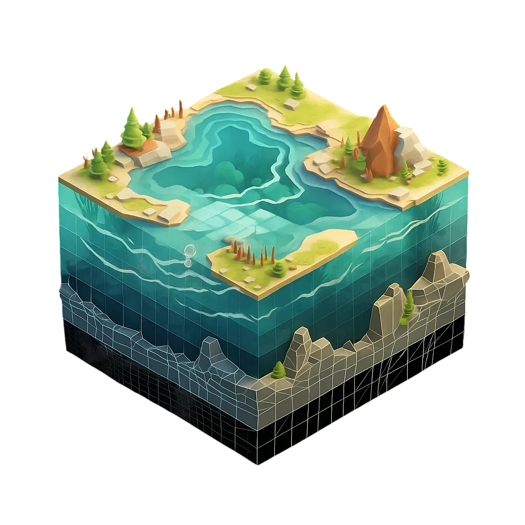 3D model representing workshop and creative development